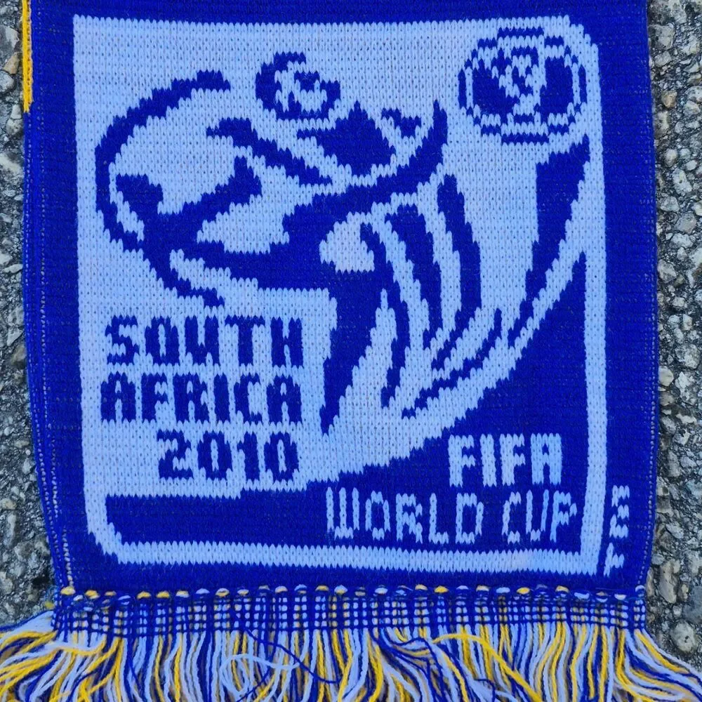 Fifa Men's Blue and Yellow Scarf-wraps